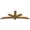 Ekena Millwork Alberta Rough Sawn Timber Gable Bracket, Western Red Cedar, 84"W x 31"H x 2"D x 6"F, 9/12 Pitch GBW084X31X0206ALB00RWR - alternate 3